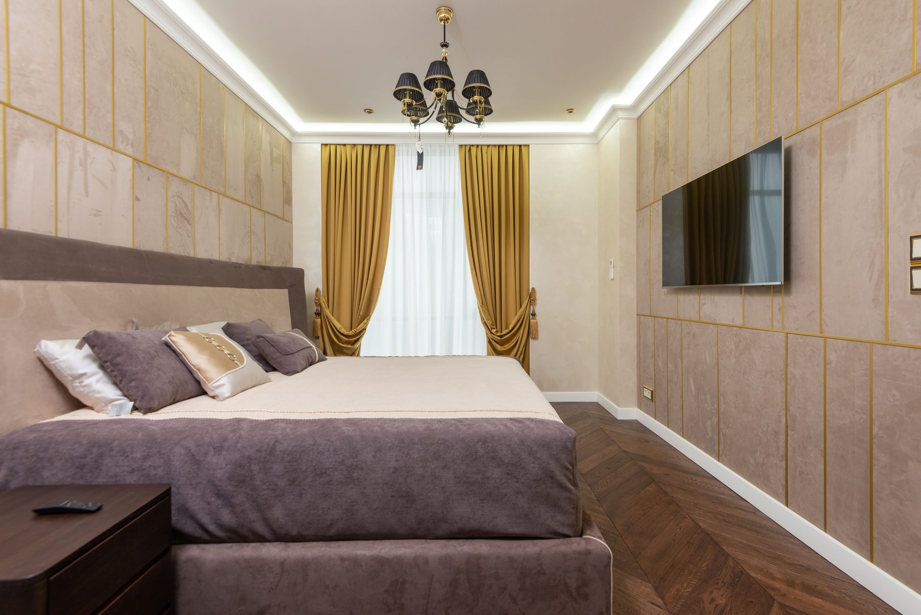 Cosy styled bedroom